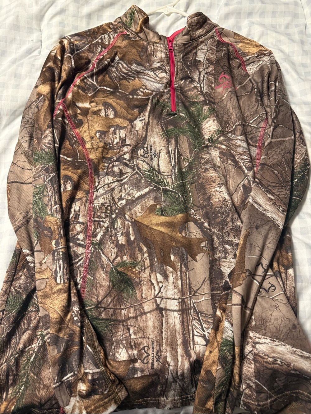 real tree quarterzip